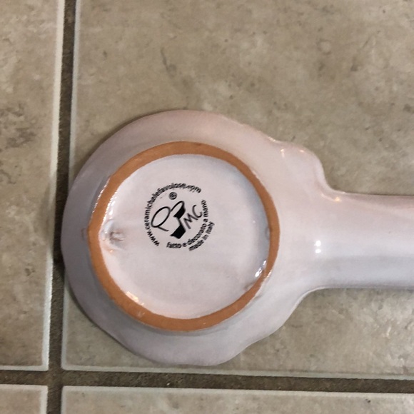 Santa Ceramic Pottery Spoon, made in Italy. - Picture 3 of 3